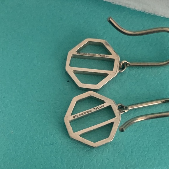 Ultra RARE Tiffany & Co Paloma Picasso Zellige Drop Earrings and Necklace Set - - Picture 7 of 11